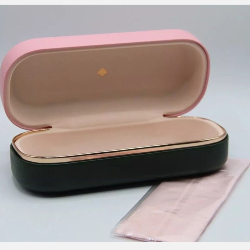 Kate Spade Pink and Green Sunglasses Case